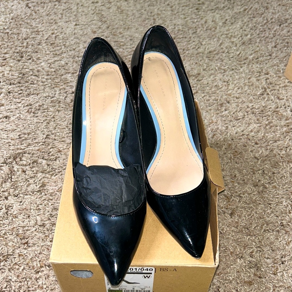 Black heels